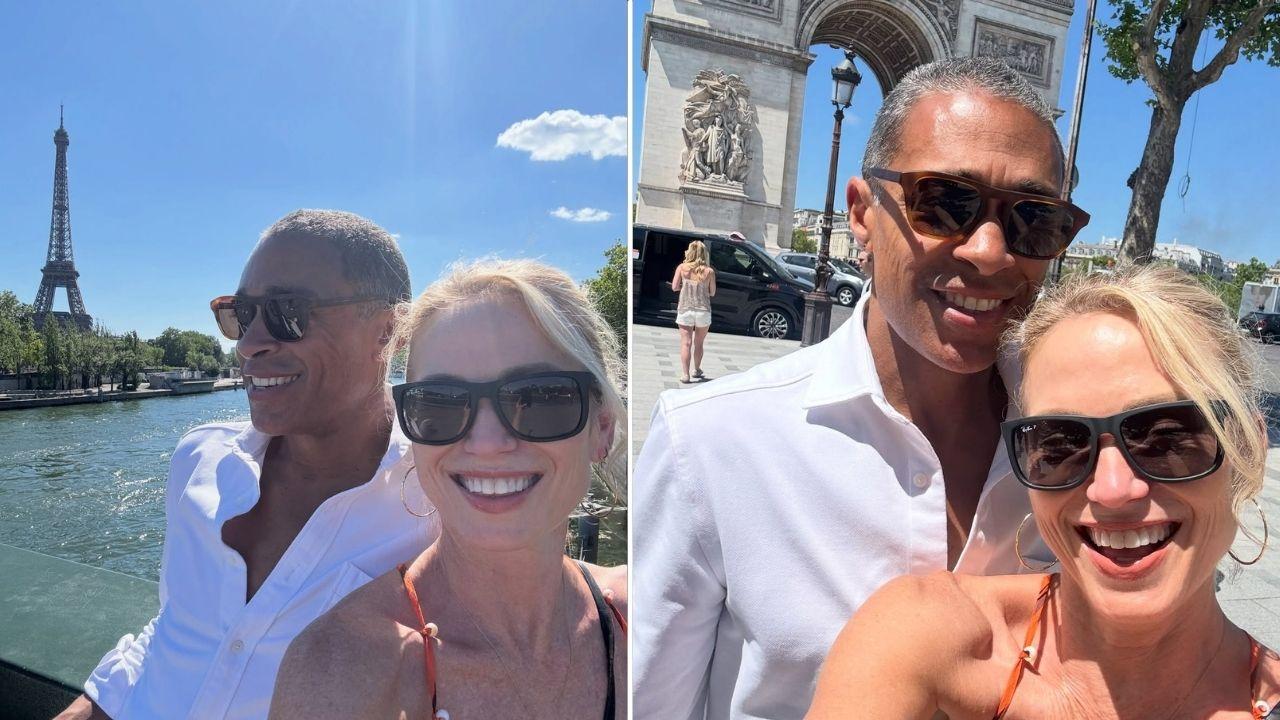 Image of T.J. Holmes married Amy Robach in a private Arkansas ceremony on September 19, according to a marriage license.