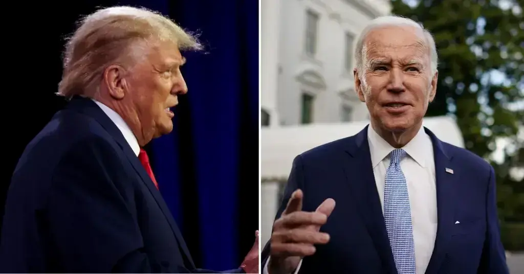 donald trump predicts he wont face joe biden or kamala harris in