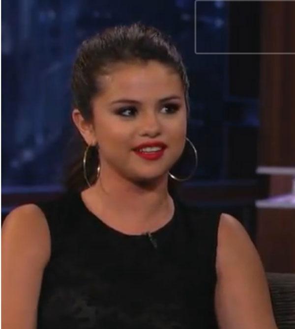 Selena Gomez Talks Learning How to Smoke a Bong on Jimmy Kimmel