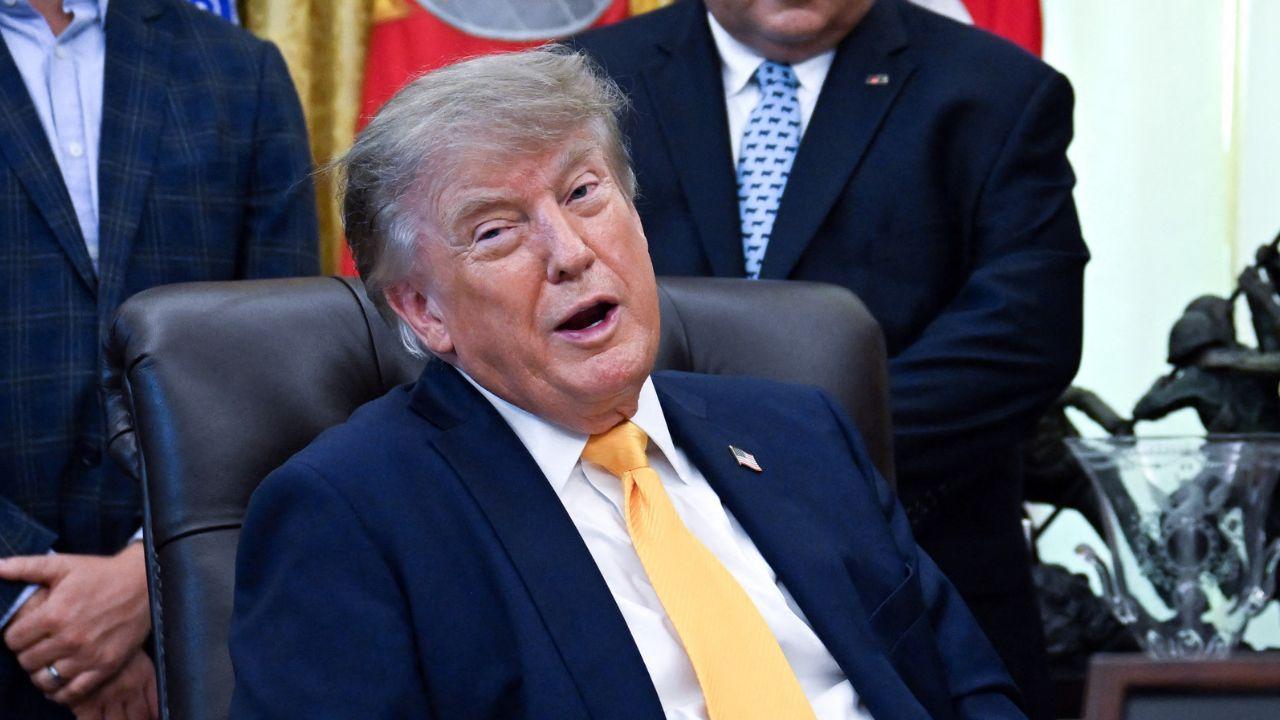 Image of Donald Trump said two firefighters lifted him away from danger after the 9/11 attacks.