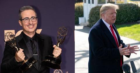 john oliver trolls donald trump scam