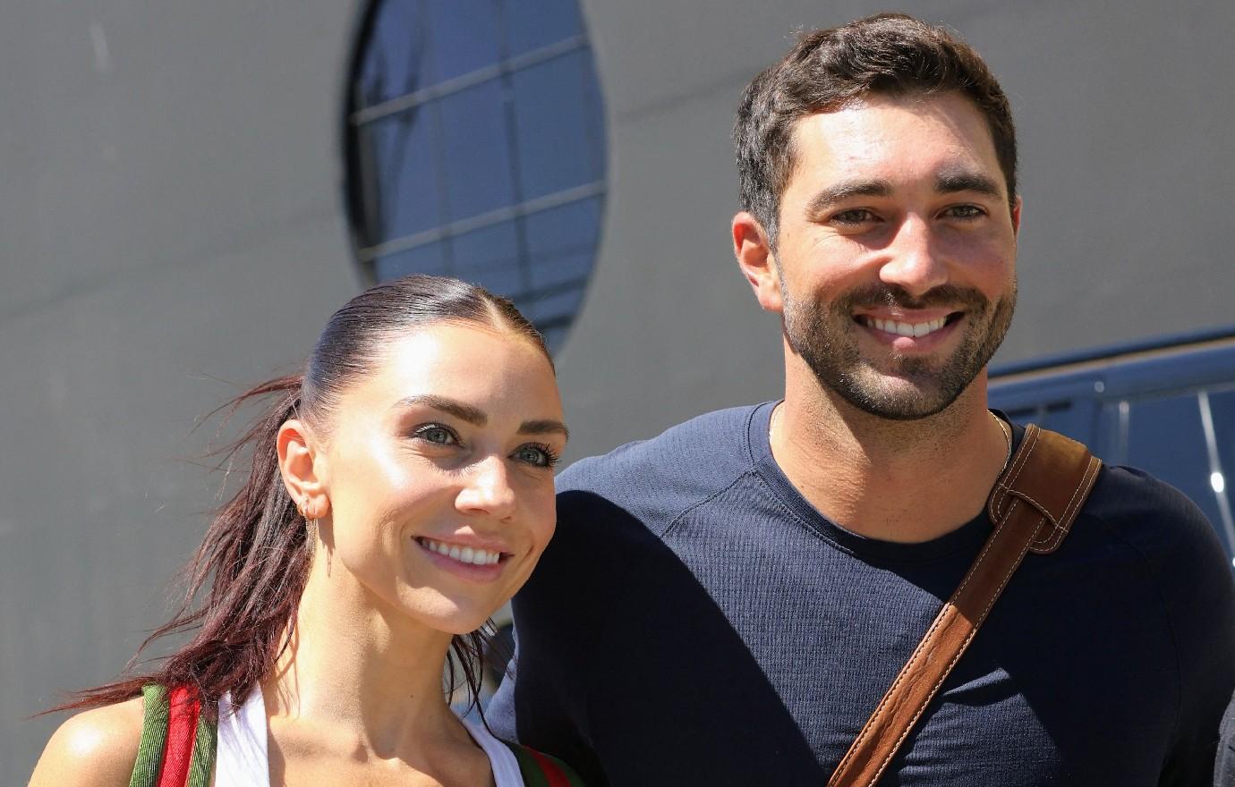 kelsey anderson excited fiance joey graziadei shake dwts premiere