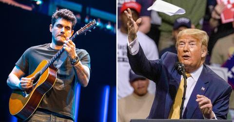 donald trump lovely speaking voice if saying benign things john mayer