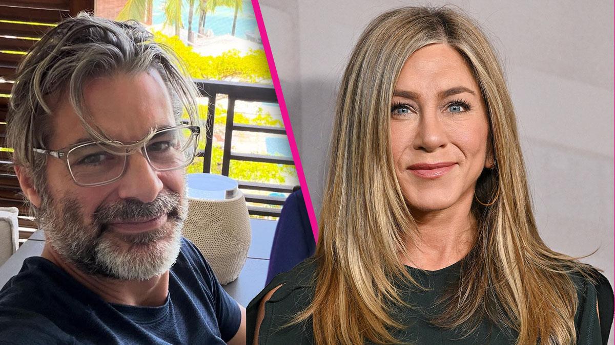 Image of Jennifer Aniston seems happier than ever in new photos with her boyfriend Jim Curtis. 