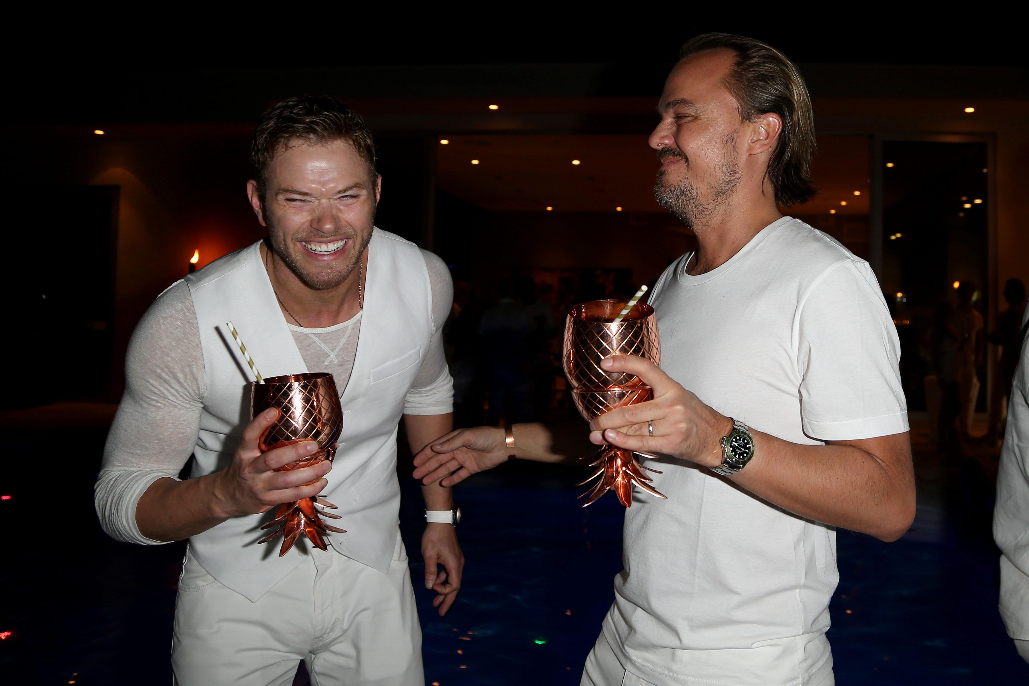 EXCLUSIVE: Kellan Lutz celebrates his dirty 30th birthday with a white themed party in Los Angeles, California.