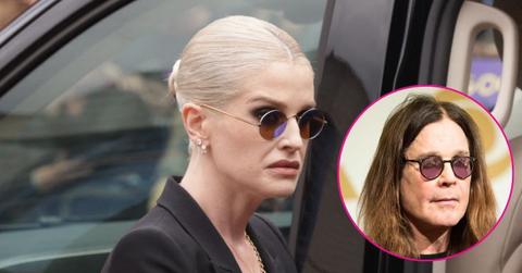 Composite Photos of Kelly Osbourne and Ozzy Osbourne