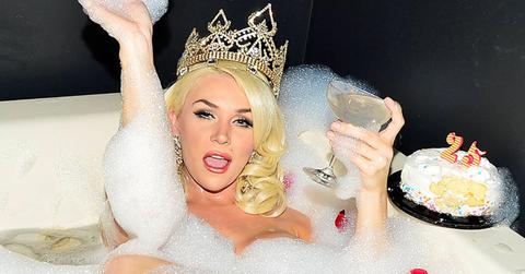 Courtney Stodden Bubble Bath Champagne Birthday