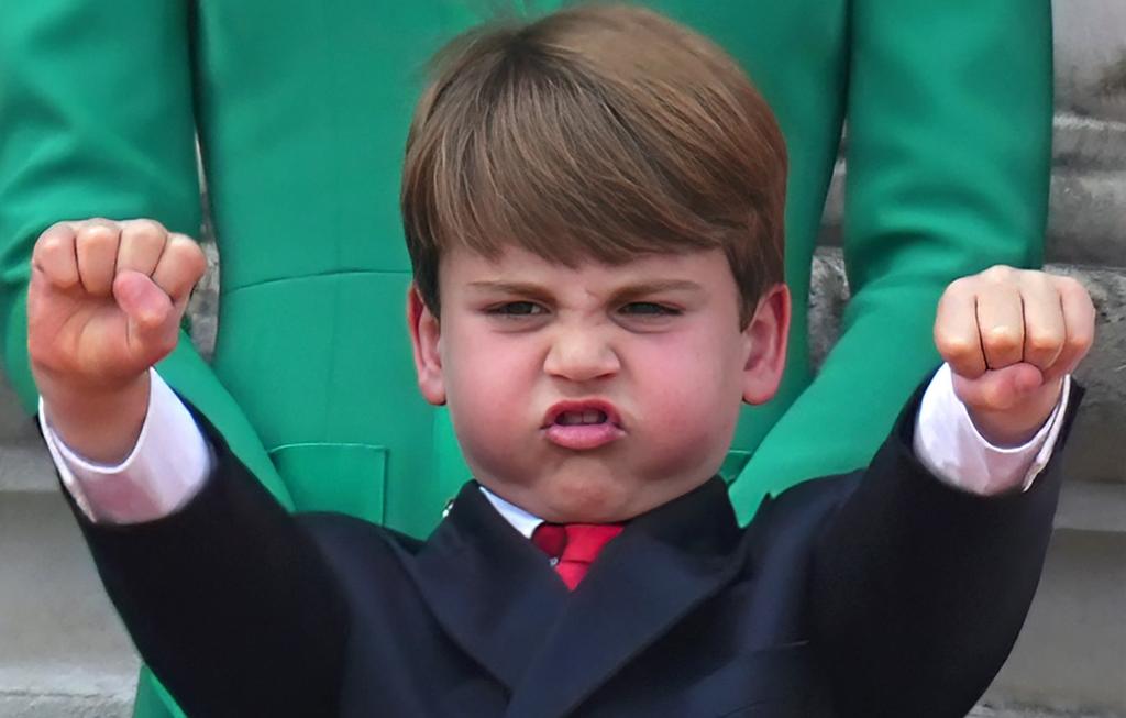 Prince Louis Funny Faces Return At King Charles Trooping The Colour