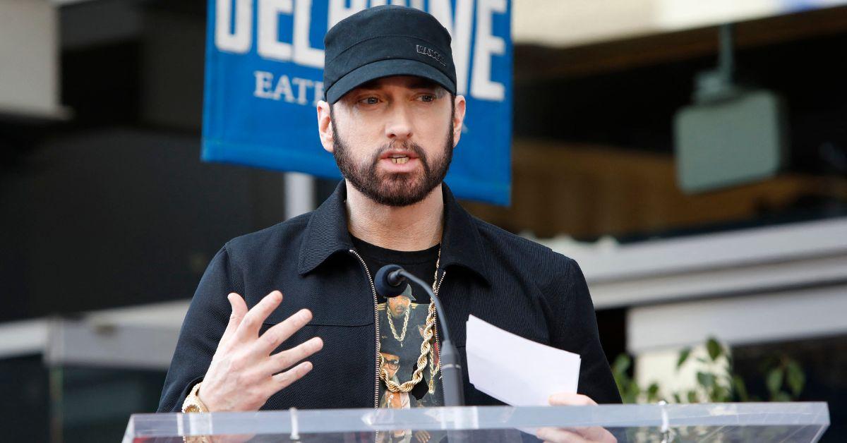 image of Eminem already has one grandchild.