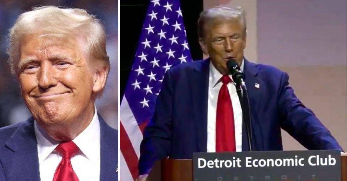 'He Looks Like He Has Shoe Polish All Over His Face': Donald Trump Slammed for Going Crazy on the Bronzer at Detroit Event