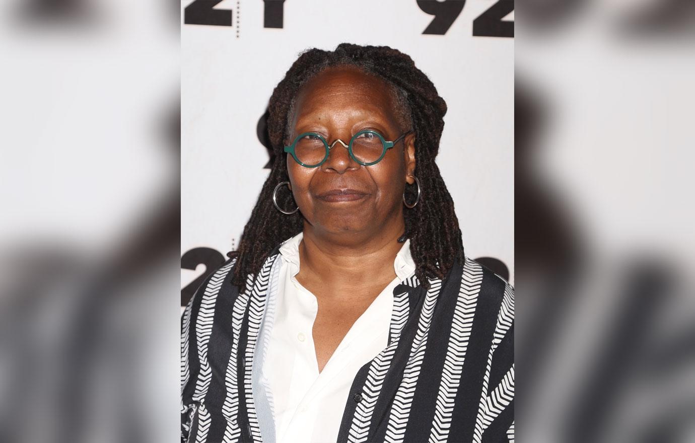 Whoopi Goldberg In Striped Shirt