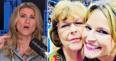 split of Ashleigh Banfield, Nancy and Savannah Guthrie.