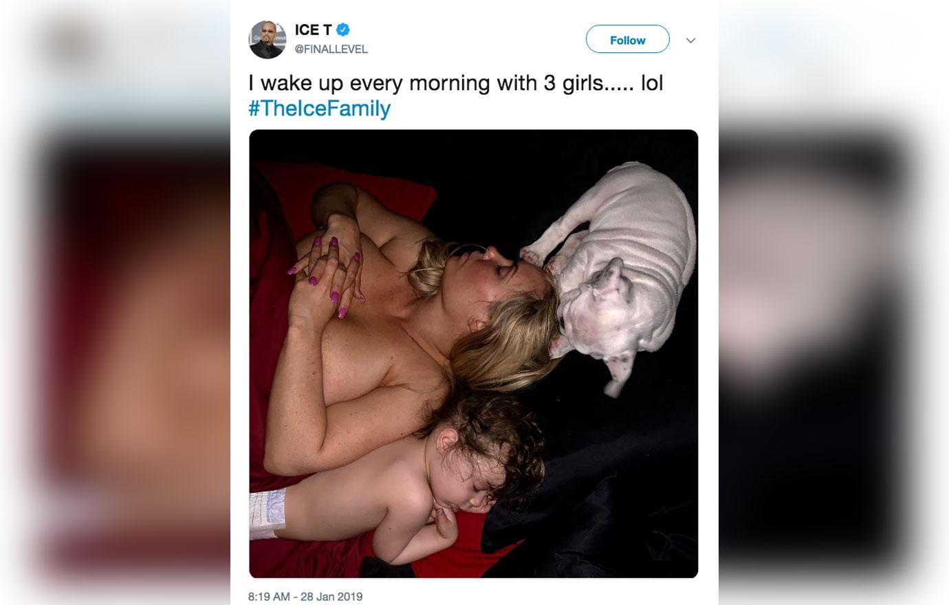 Ice T Defends Coco For Sleeping Topless