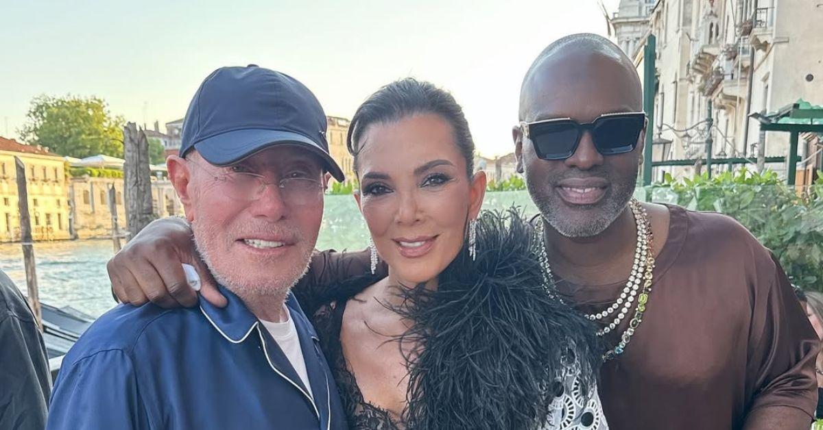 Photo of Corey Gamble, David Geffen and Kris Jenner