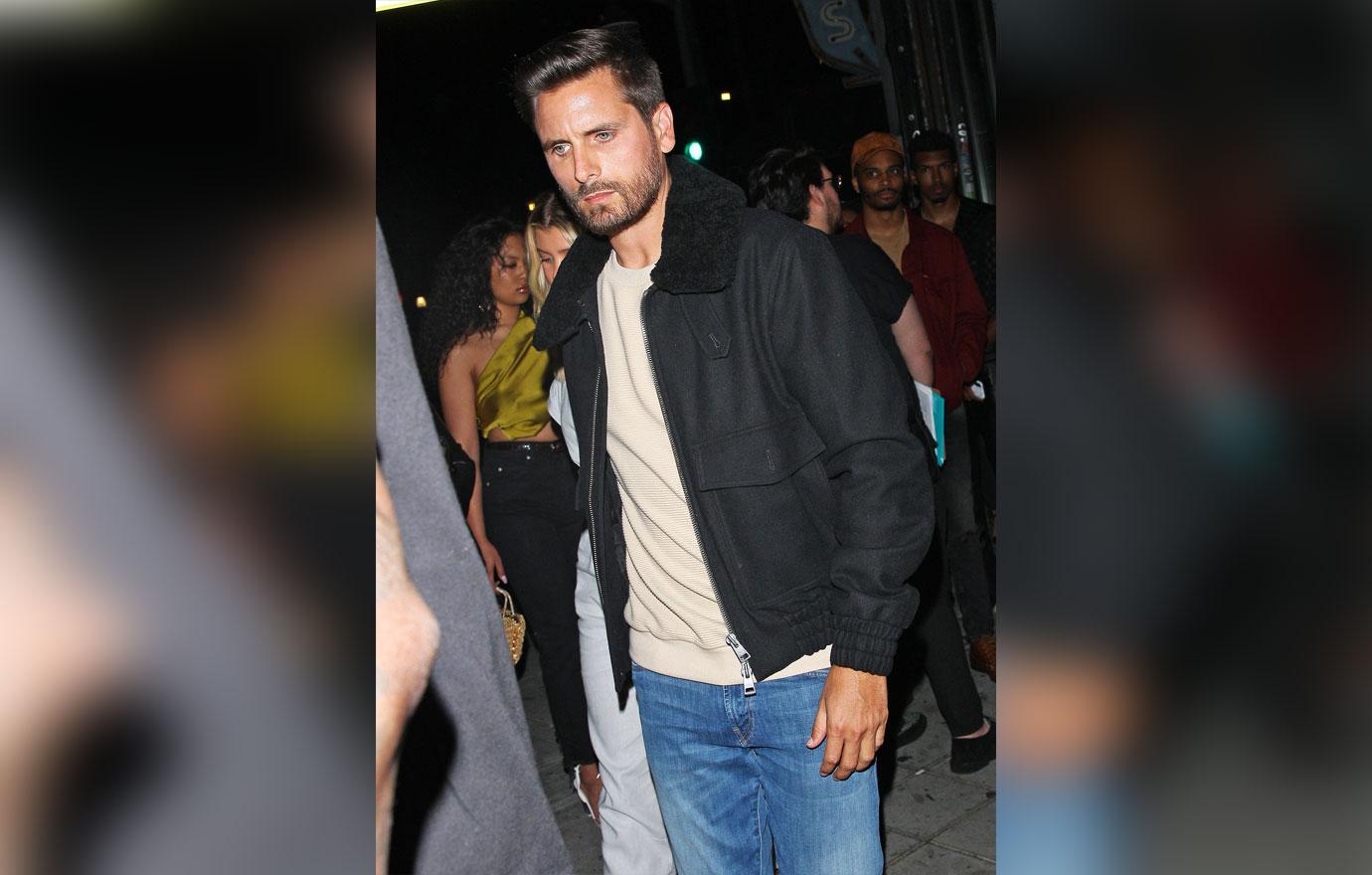 scott disick breaks instagram silence kourtney kardashian travis barker engagement posts son reign