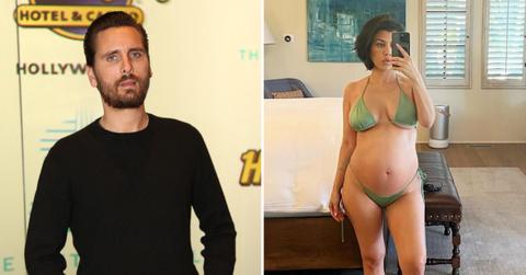 kourtney kardashian icing out ex scott disick waits give birth