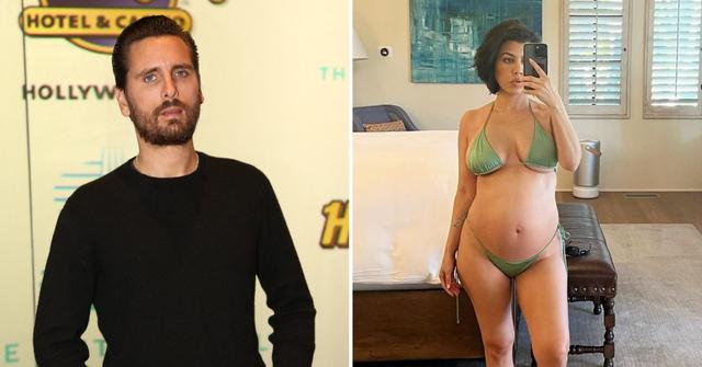 kourtney kardashian icing out ex scott disick waits give birth