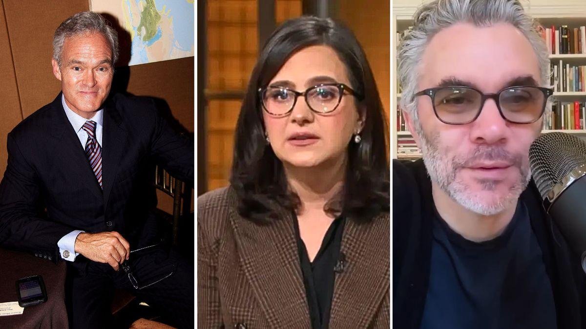 Scott Pelley , Bari Weiss, Nick Bilton