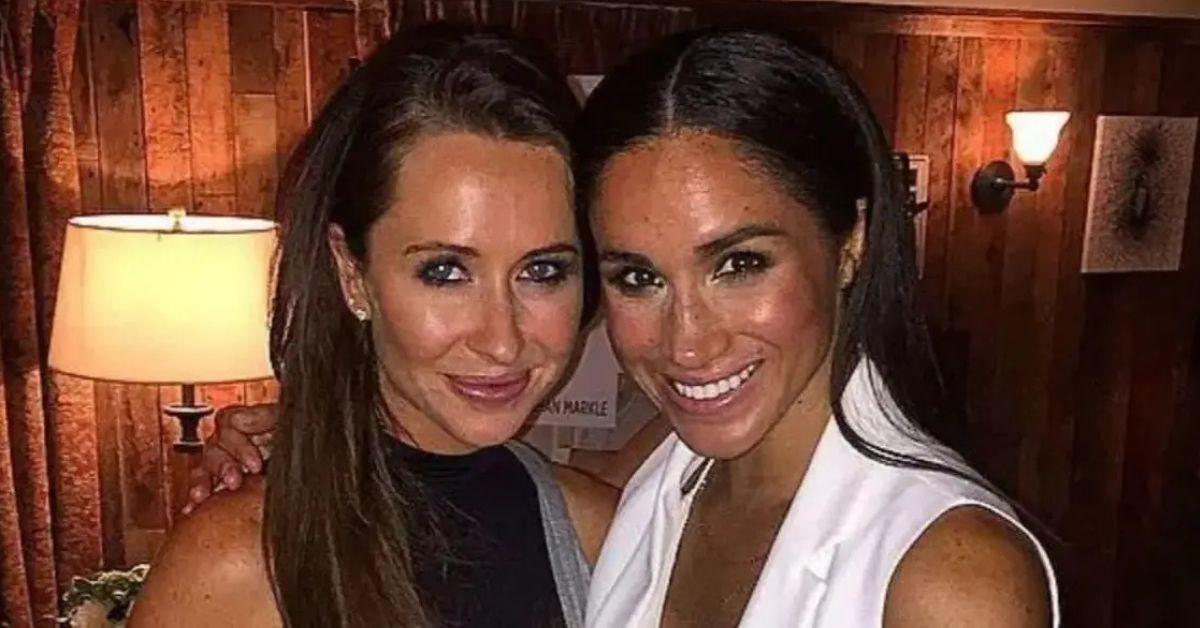 Photo of Jessica Mulroney and Meghan Markle.