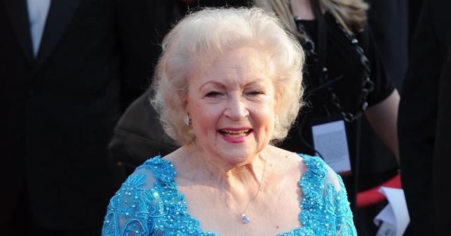 Betty White in Blue Gown Betty White memorable Moments