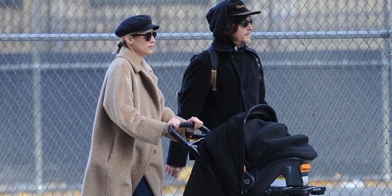 Norman Reedus And Diane Kruger Step Out In NYC With Their Daughter: Photos