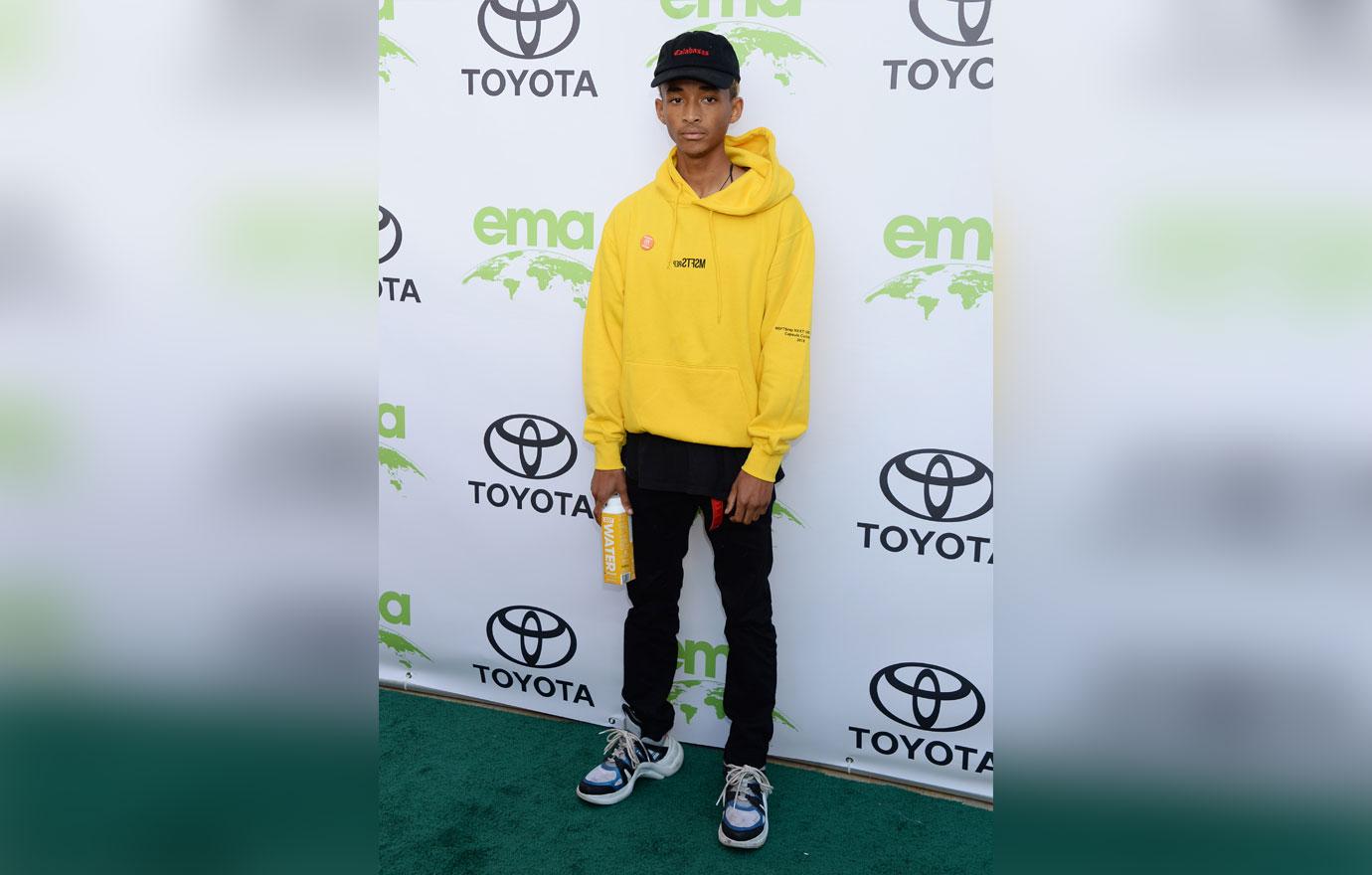 Jaden in yellow hodie