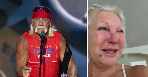Composite photo of Hulk Hogan and Linda Hogan