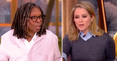 Split photo of Whoopi Goldberg and Sara Haines