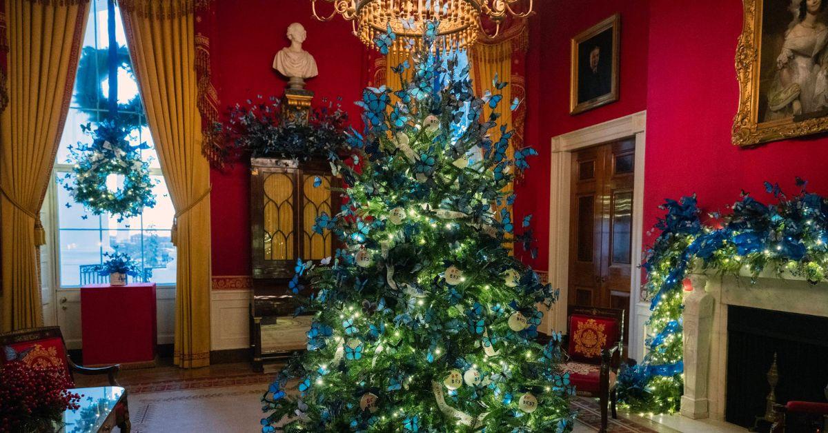 image of One Christmas tree is inspired by her Be Best campaign.