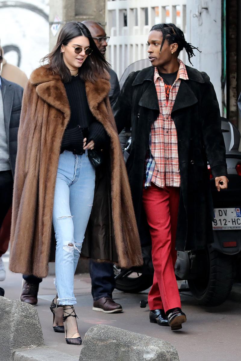 A$AP Rocky Milan with Kendall Jenner February 22, 2017 – Star Style Man