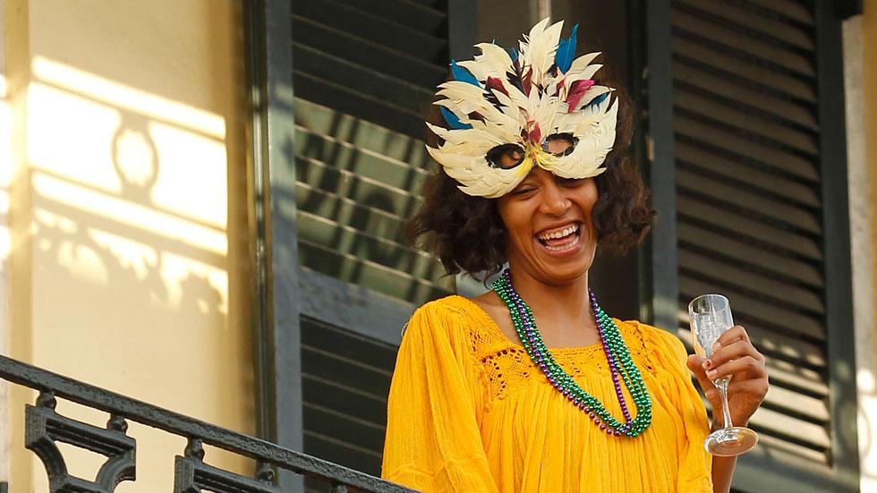 Solange no makeup new orleans