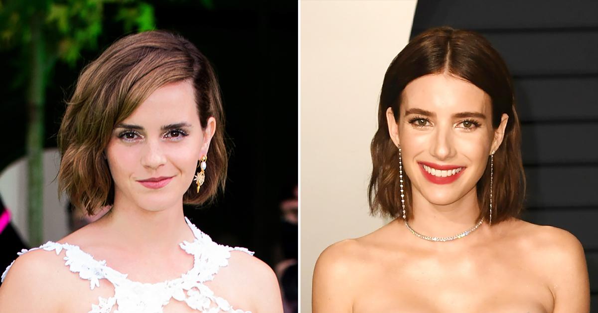 harry potter reunion mixes up emma watson emma roberts photos ok