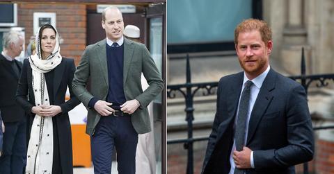 prince william kate middleton no effort see prince harry uk visit