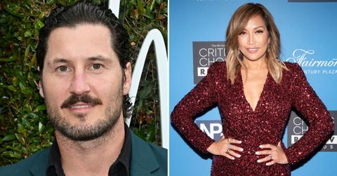 Image of Val Chmerkovskiy and Carrie Ann Inaba