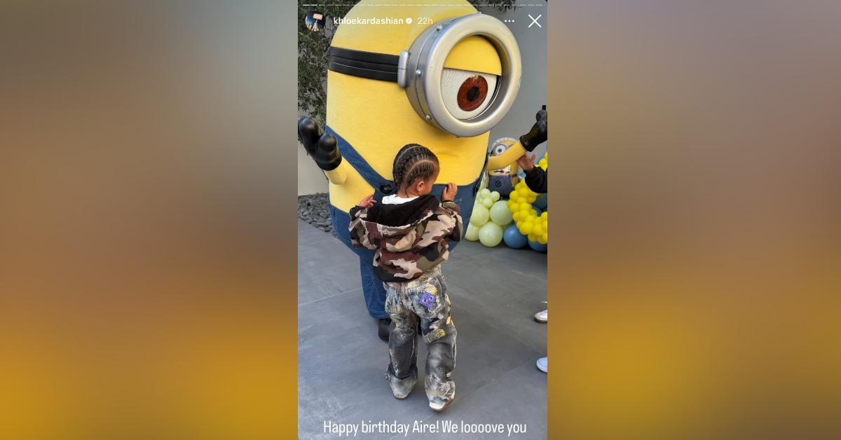 kylie jenner son aire celebrates rd birthday cousins photos