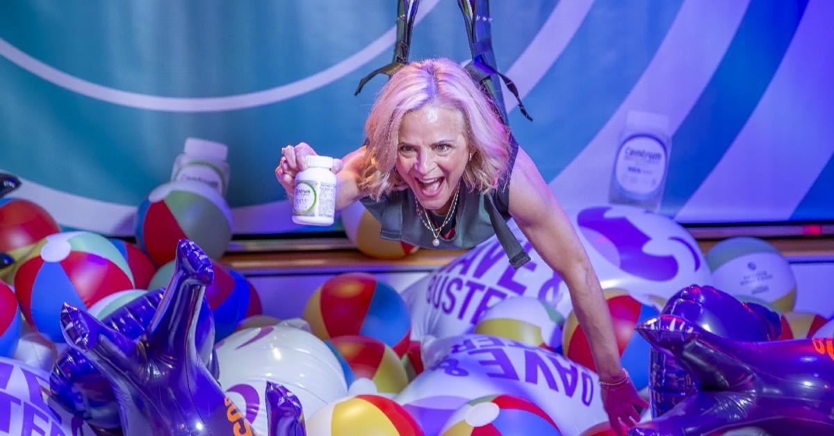 image of Amy Sedaris is thrilled to partner with Centrum and Dave & Buster's.