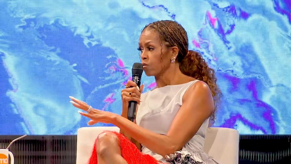 Photo of Michelle Obama said she 'figured out' how to be the First Lady while her husband was in office.