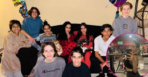 Composite Photo of Octomom and Her Children