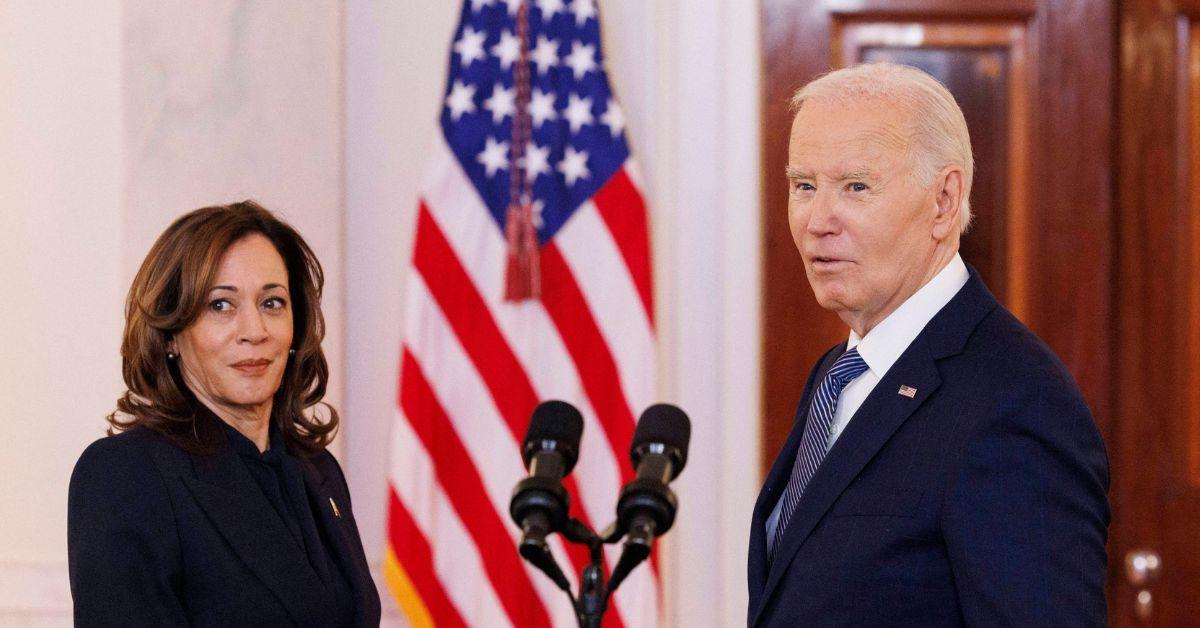 Photo of Kamala Harris and Joe Biden