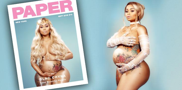 blac chyna nude pregnant paper magazine