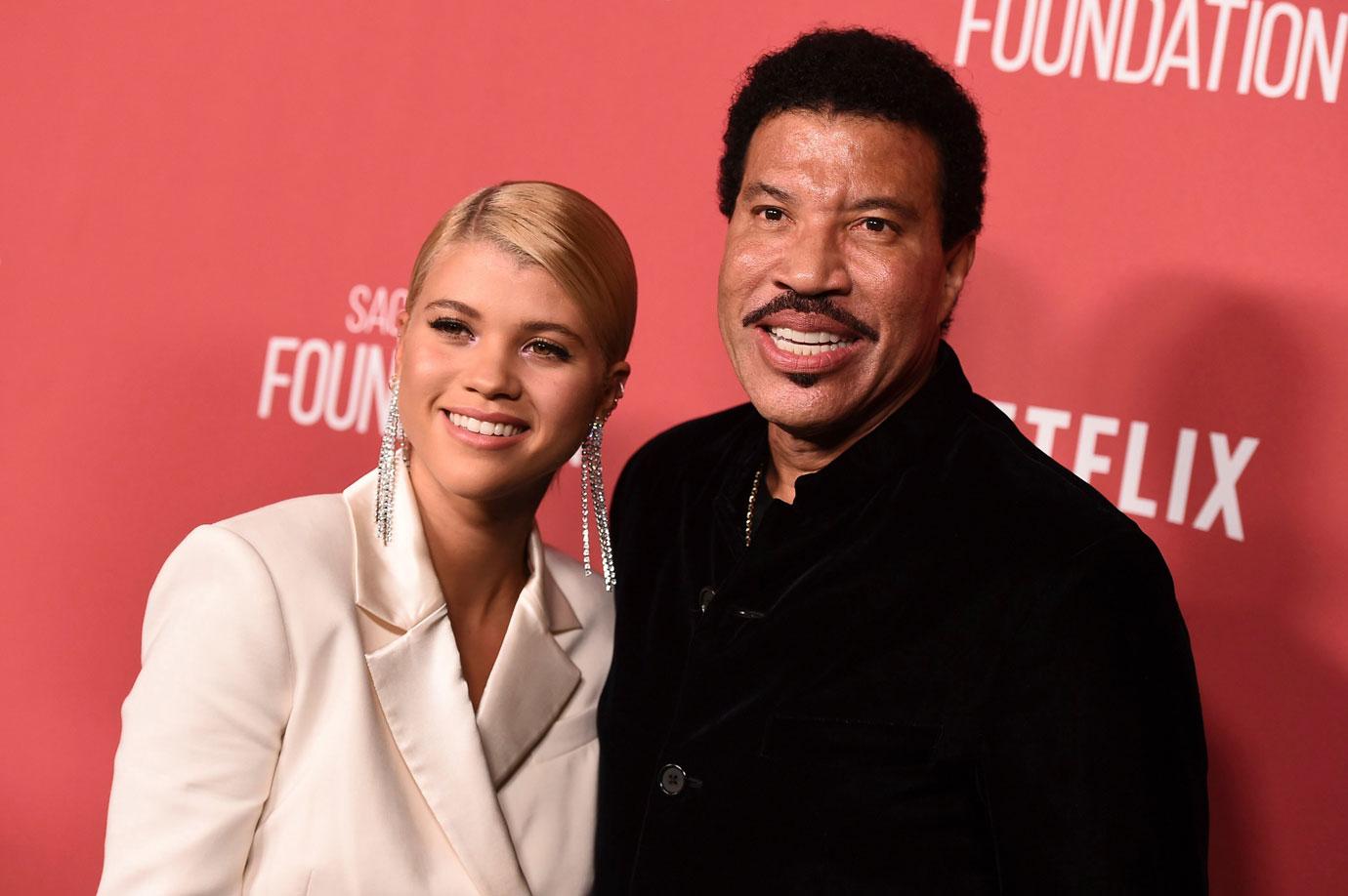 Lionel and Sofia Richie At SAG-AFTRA Foundation`s Patron of the Artists Awards 2017