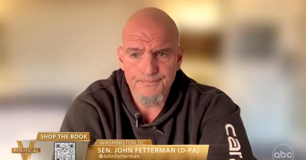 Photo of Sunny Hostin told Senator John Fetterman that she thinks his decision was 'wrong.'