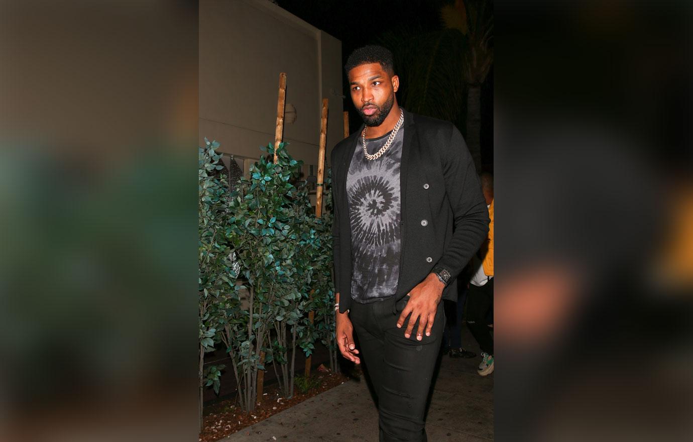 Tristan Thompson exits Delilah without Khloe Kardashian