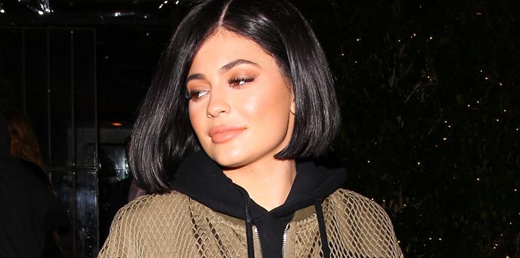 *EXCLUSIVE* Kylie Jenner doesn&#8217;t let the rain stop her from going out to dinner