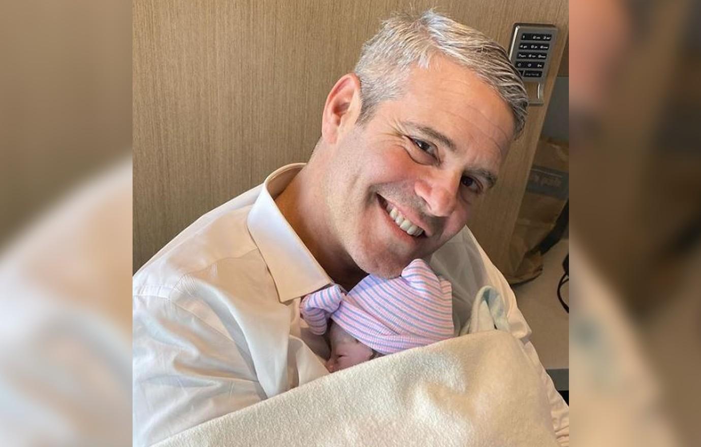 andy cohen welcomes newborn daughter lucy