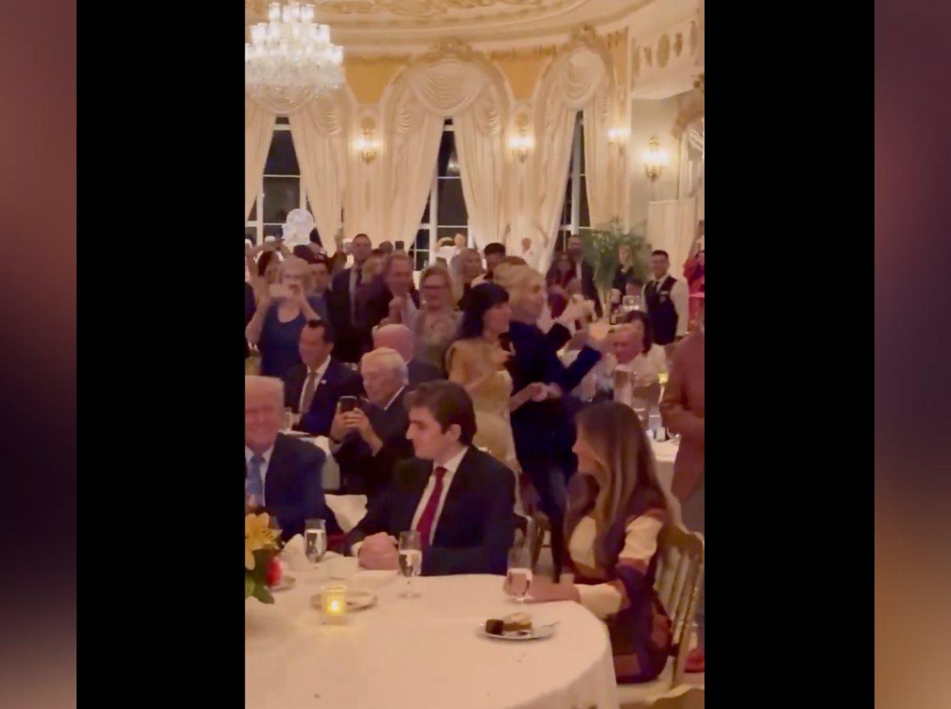 melania trump surprising appearance mar a lago thanksgiving donald barron elon musk