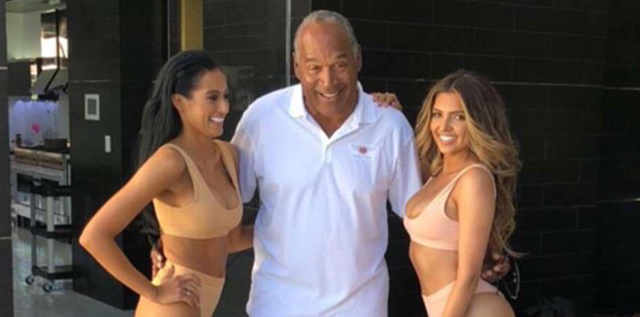 O.J. Simpson Spotted With Two Sexy Bikini Models