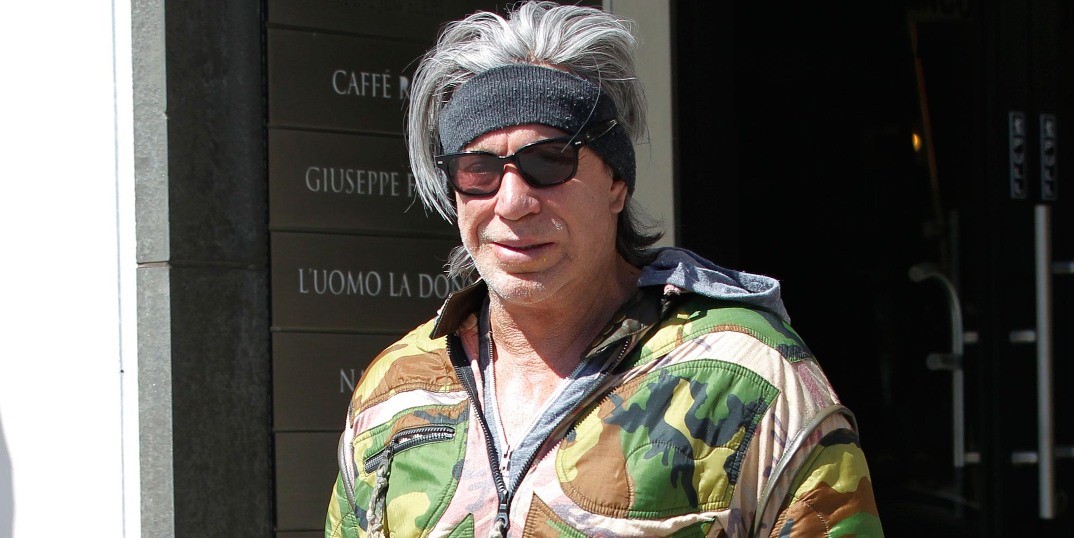 Mickey Rourke Outfit