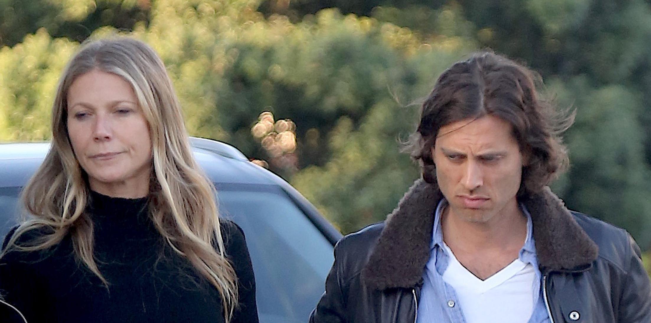 *EXCLUSIVE* Gwyneth Paltrow and Brad Falchuk have a romantic dinner at Gjelina