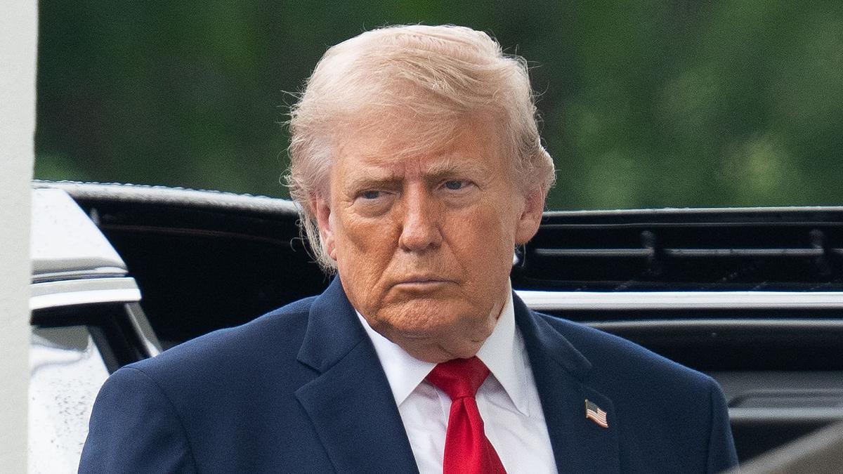 Image of Donald Trump insisted his semi-annual physical on May 26 went 'perfectly.'